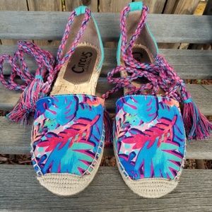 Sam edelman  circus  colorful ankle espadrilles